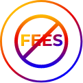 no fees